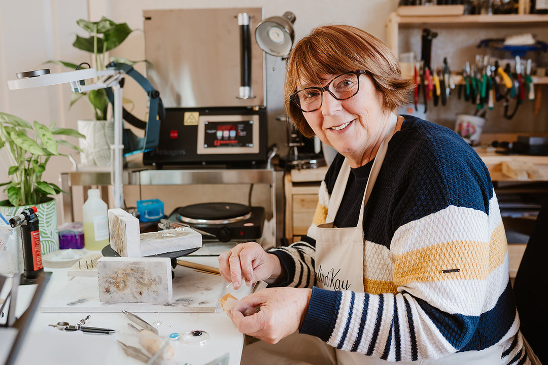 Silver metal clay with Keum Boo workshop