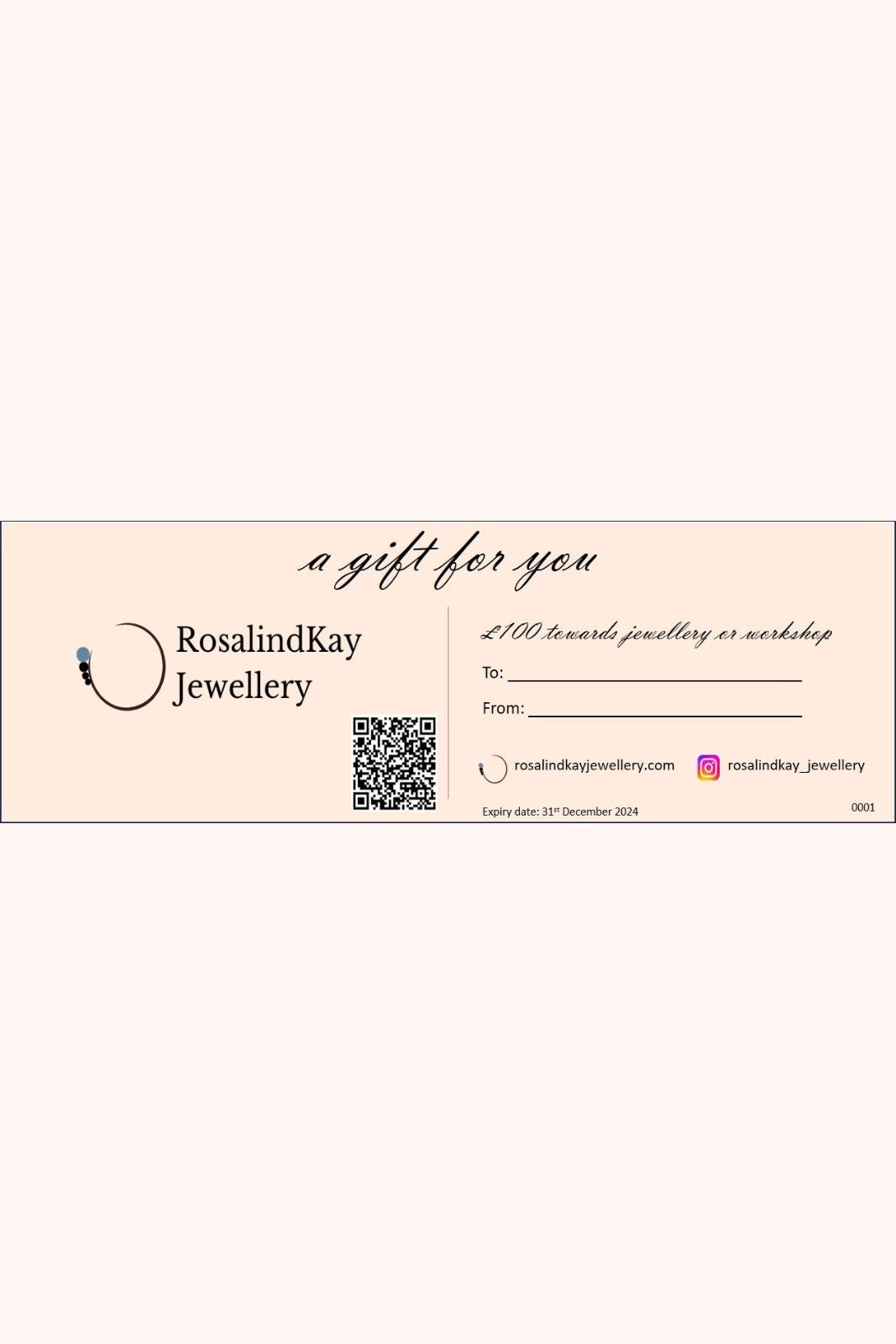 RosalindKay Jewellery £100 voucher